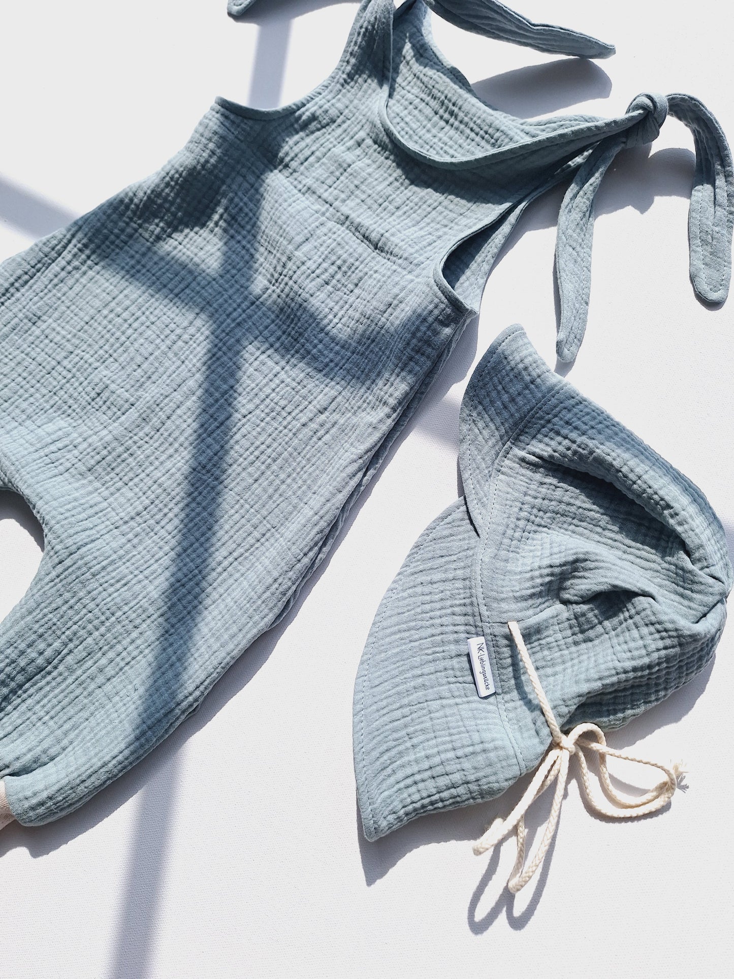 Jumpsuit Musselin "Salbei"