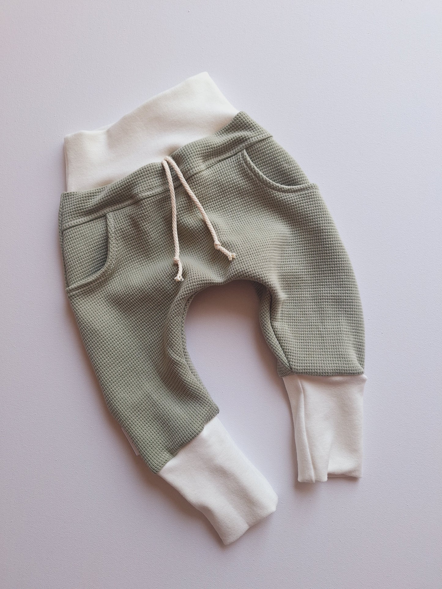 Knickerbocker Waffeljersey olive