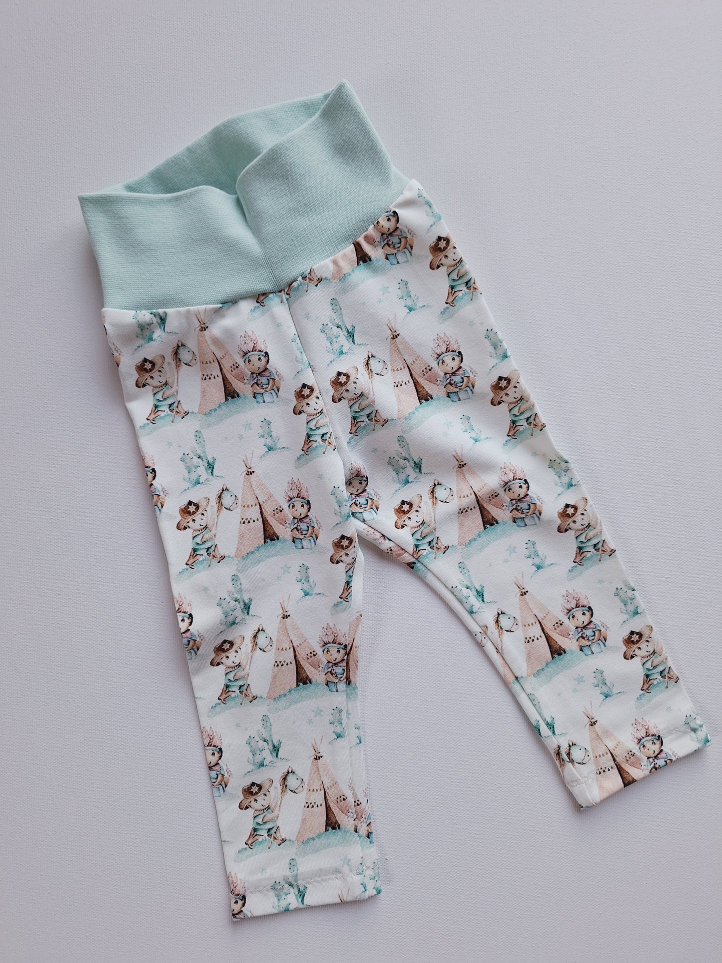 Leggins "Cowboy & Indianer" - Größe 74, 92 und 104