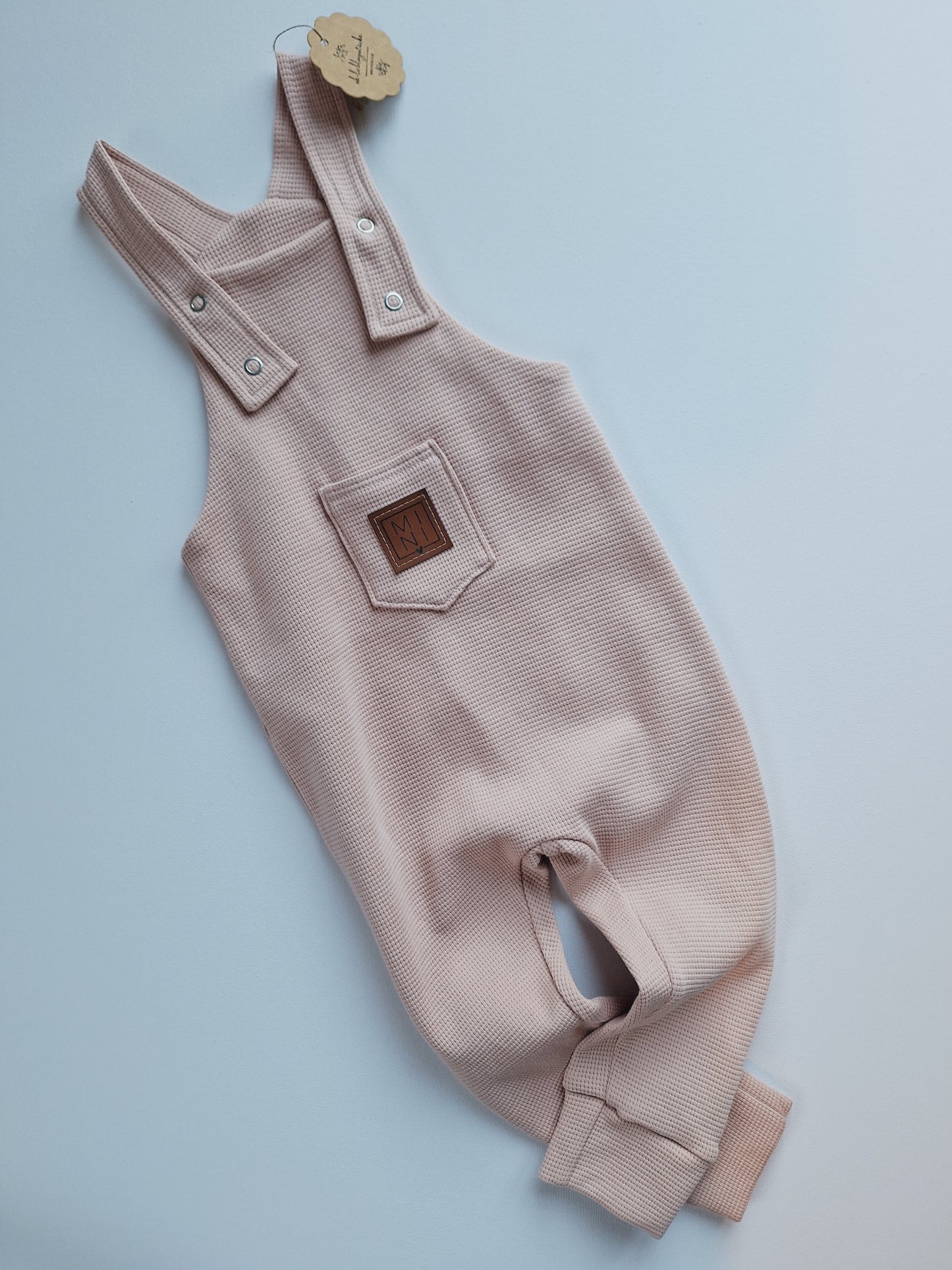 Latzhose "Waffeljersey" Label "MINI"