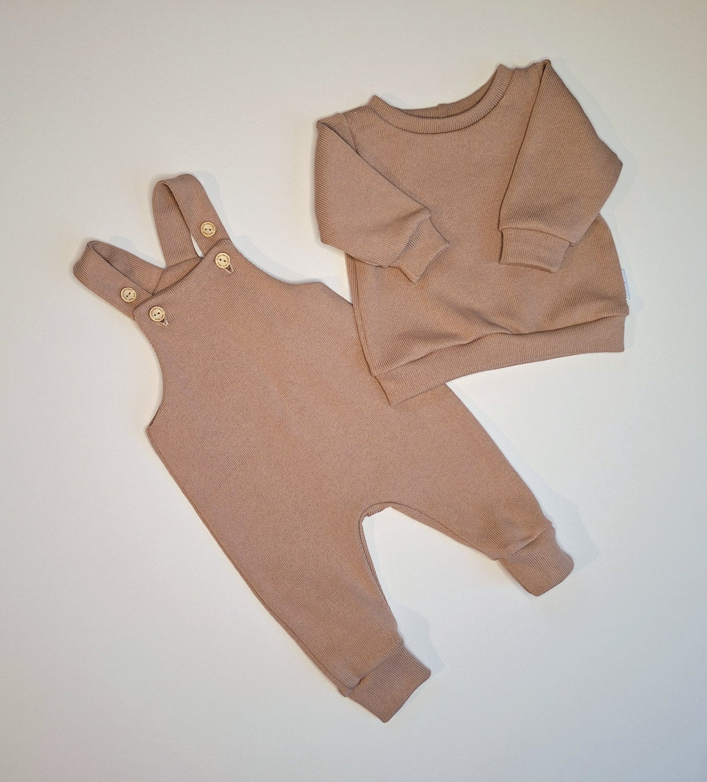 Latzhose "Babystrick" Kakao SK