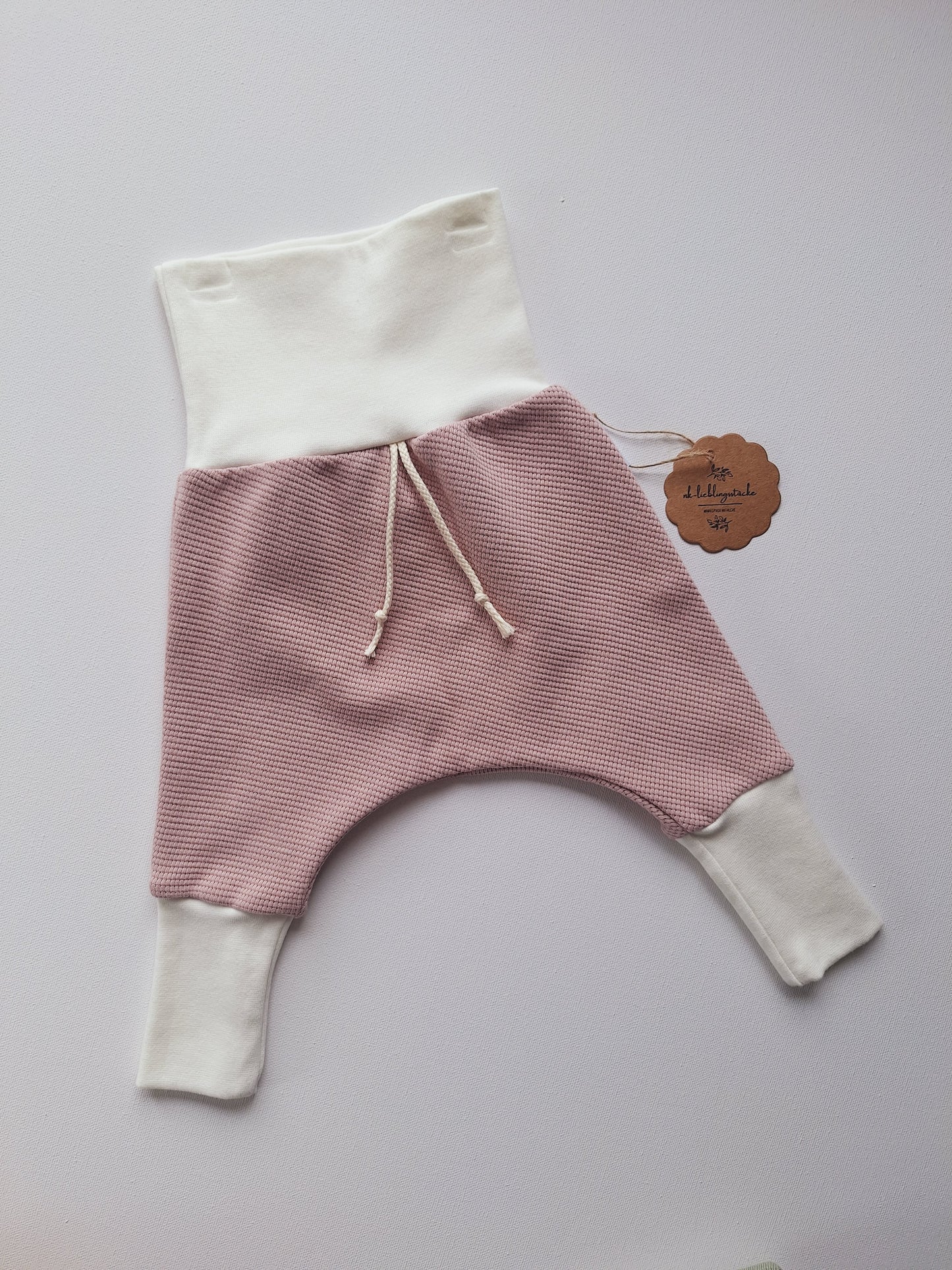 Mitwachshose "Waffeljersey altrosa"