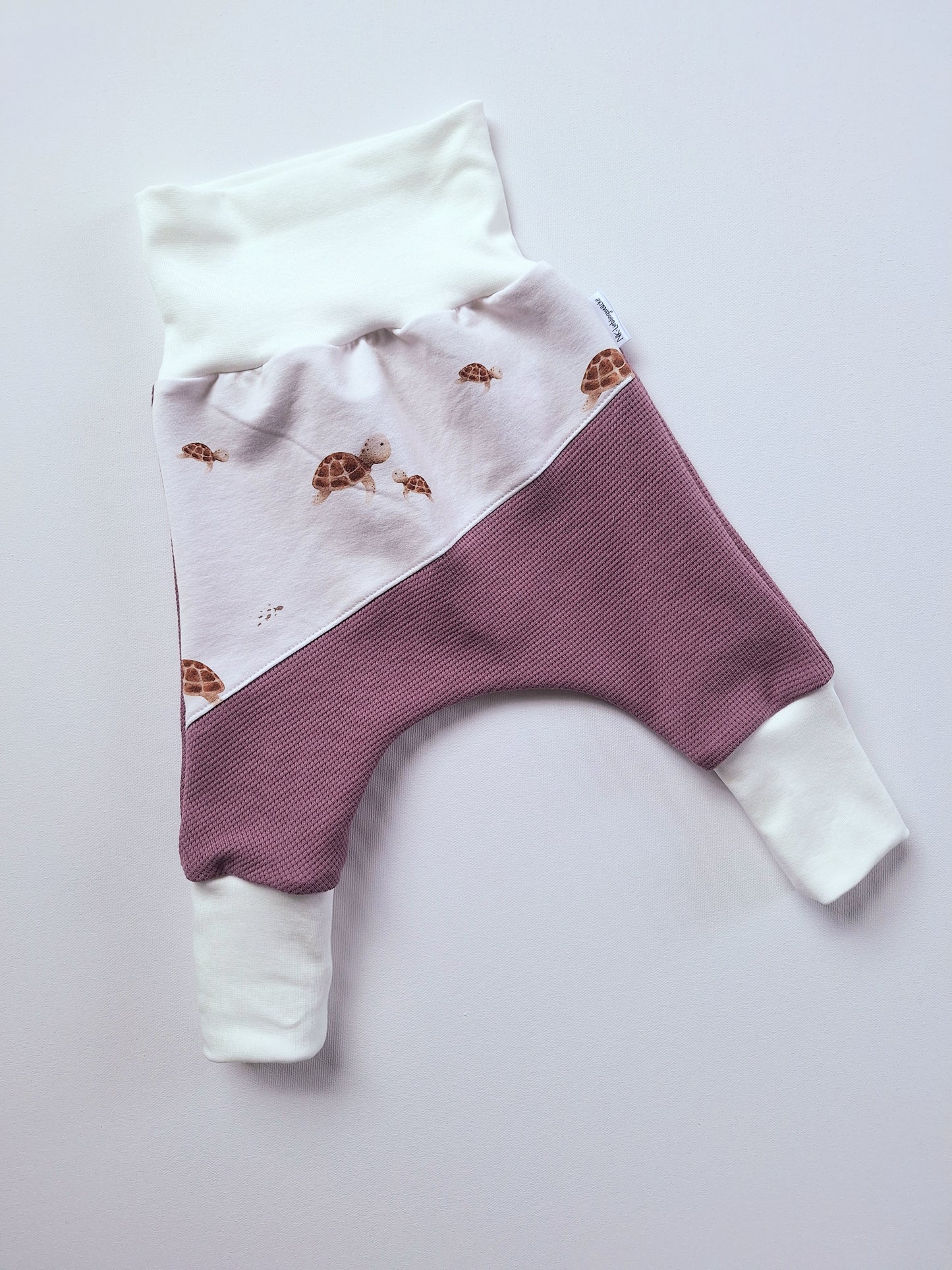 Mitwachshose "Mara" Waffeljersey himbeer