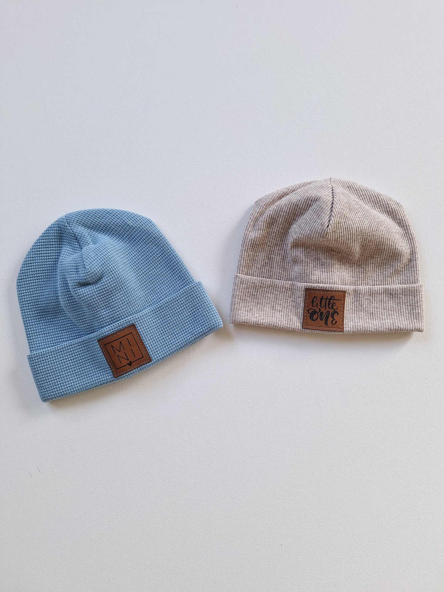 Beanie Waffeljersey / Rippjersey "39 - 42 cm"