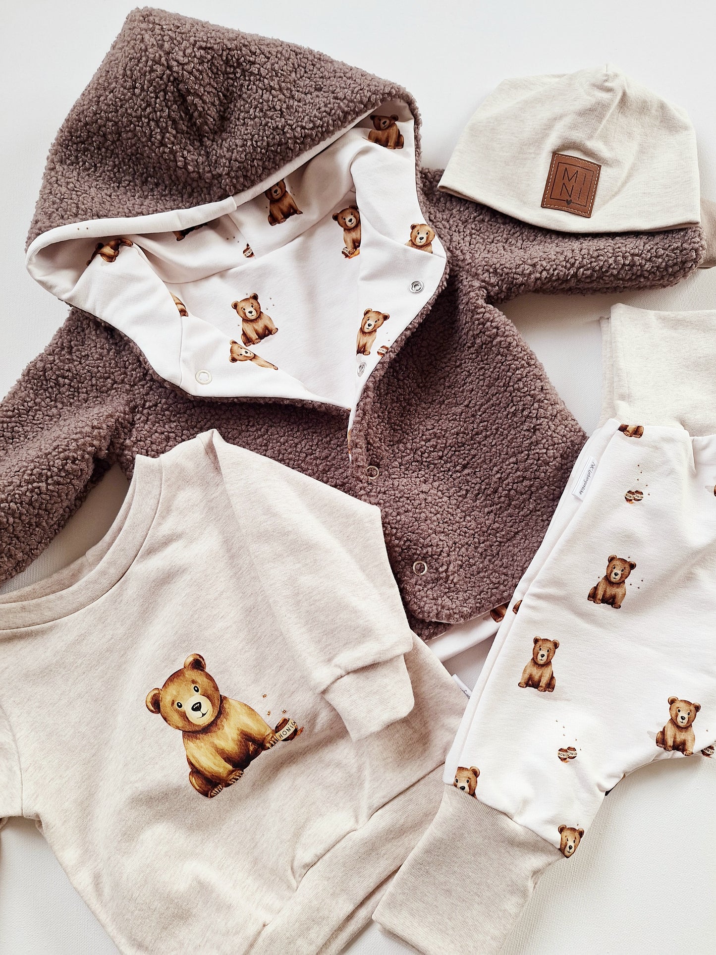 Jäckchen Teddy Boucle - Größe 80