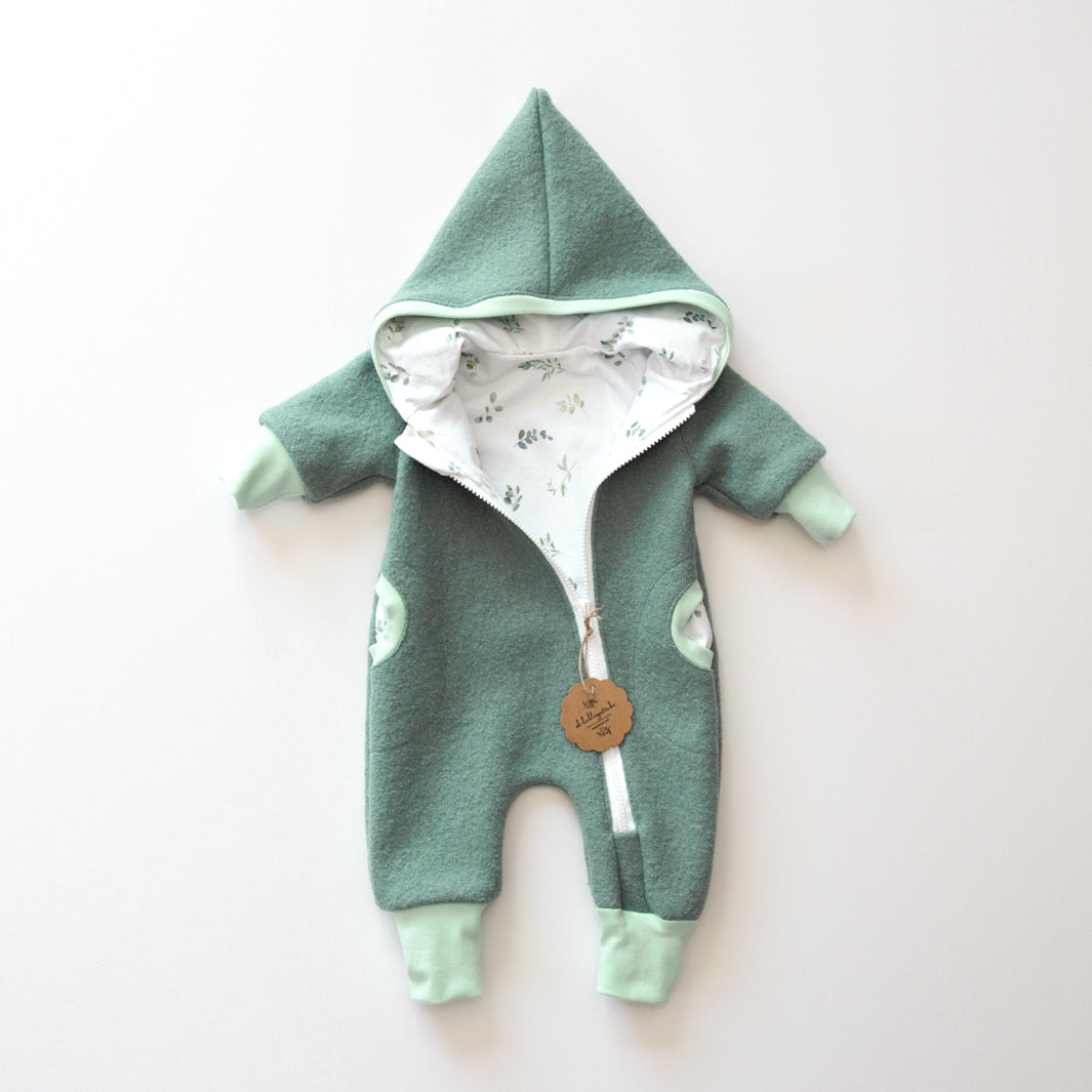 Wollwalk-Overall Salbei "Eukalyptus"