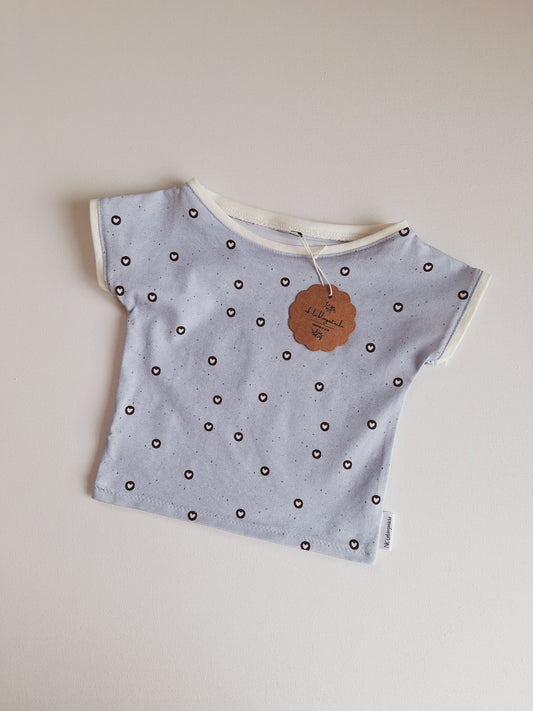 T-Shirt "Herzen", Gr. 62,74,80