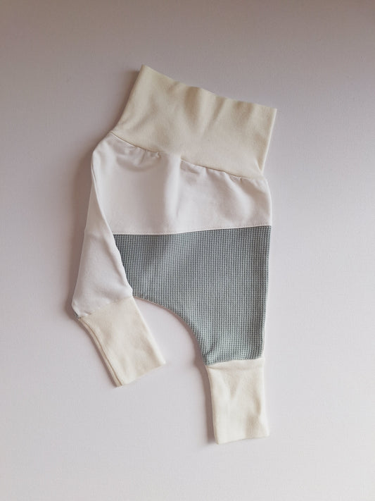 Mitwachshose "Waffeljersey mint"