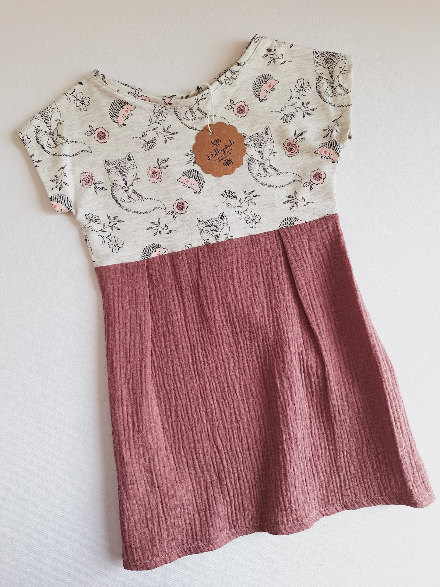 Sommerkleid Fuchs und Igel