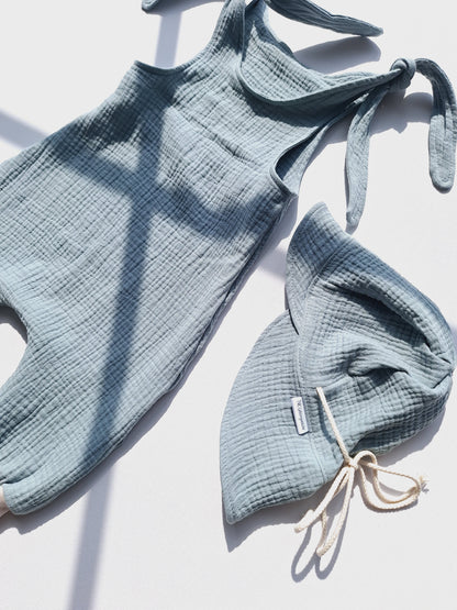 Jumpsuit Musselin "Salbei"