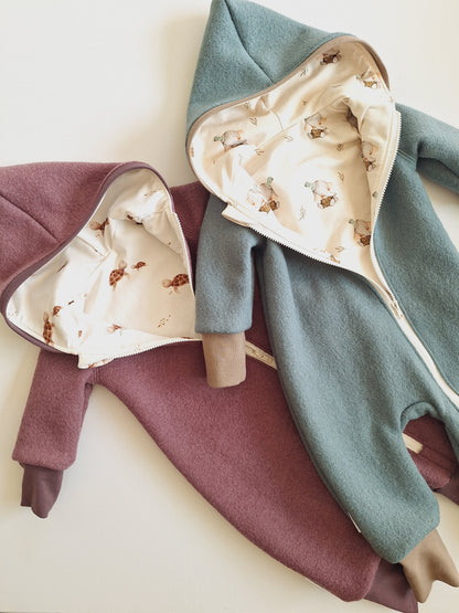 Individueller Wollwalk-Overall - Merinowolle