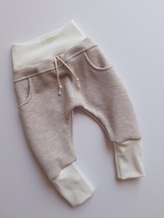 Knickerbocker Waffeljersey creme meliert