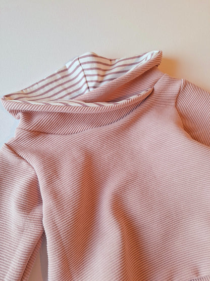 Sweater Ribjersey altrosa