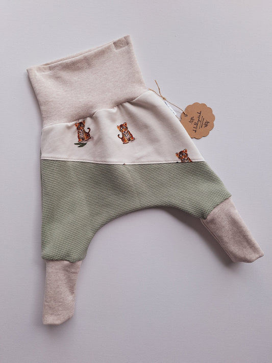 Mitwachshose "Tiger" Waffeljersey olive