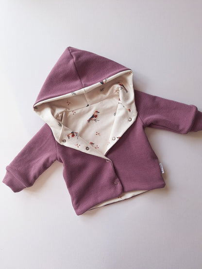 Übergangsjacke "Waffeljersey - Vogelgezwitscher"