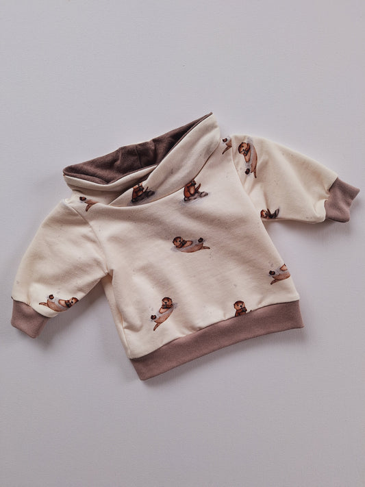Sweater "Fips" Wickelkragen