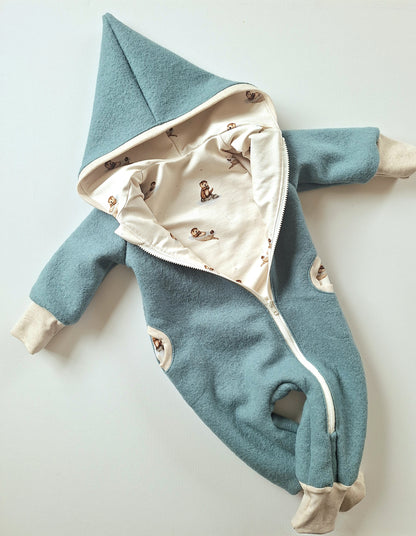 Wollwalk-Overall Salbei "Fips" (92)