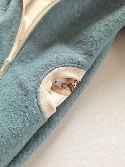 Wollwalk-Overall Salbei "Fips" (92)