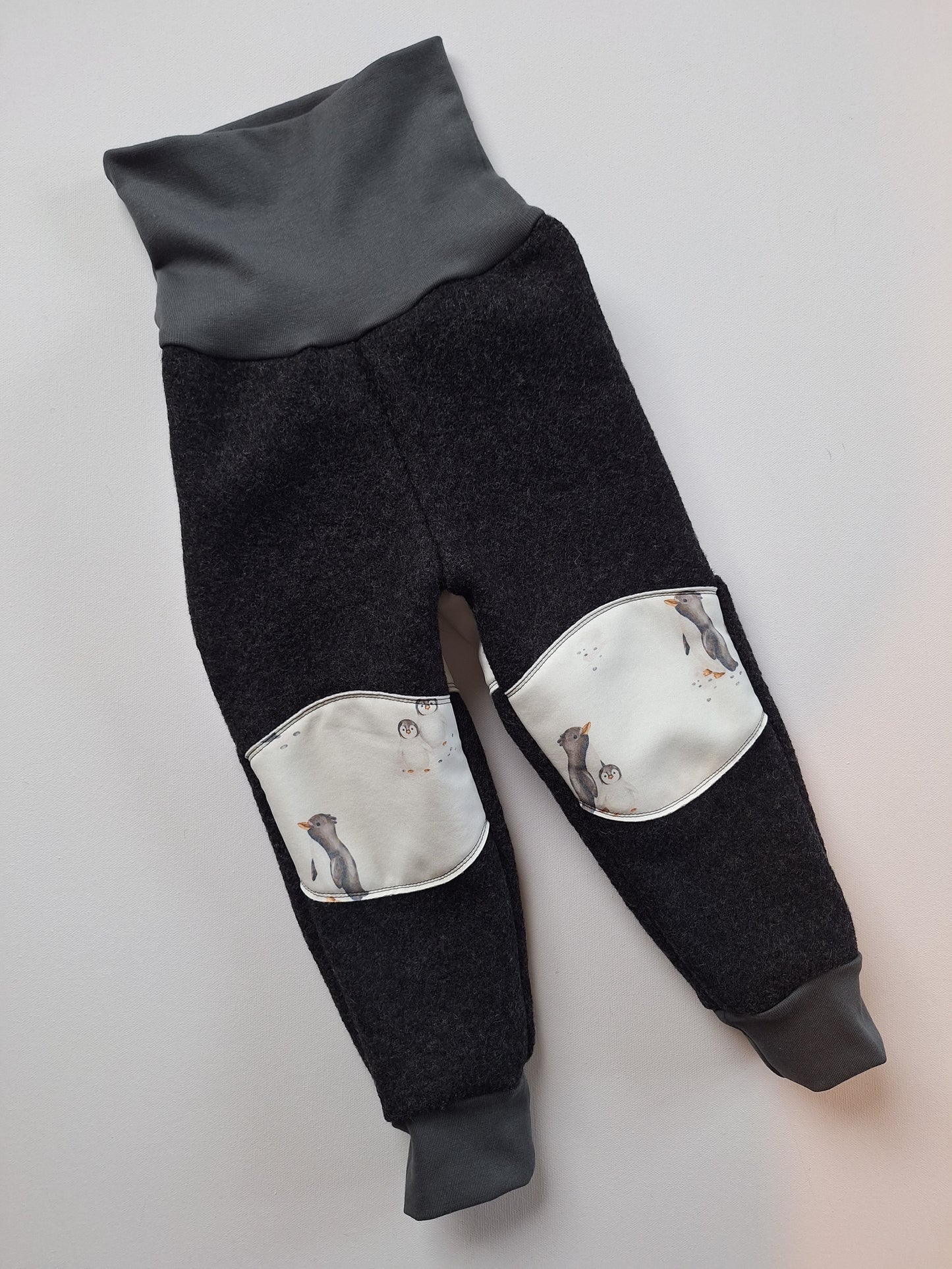 Matschhose - Schurwolle "Pinguin" Größe 98