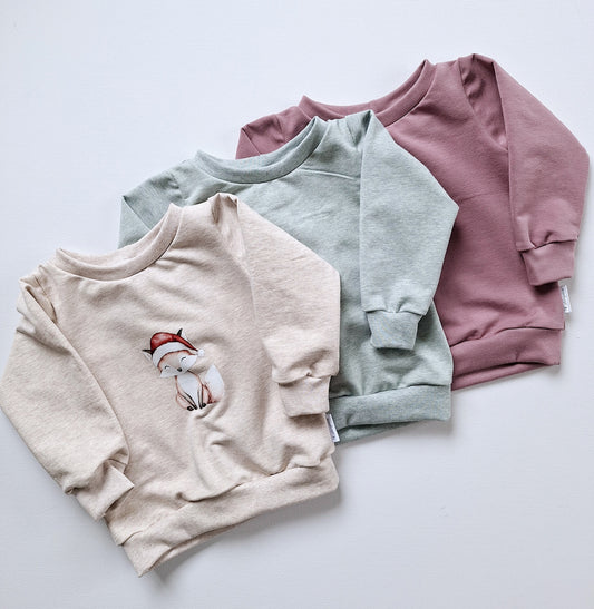 Sweater mit Bügelbild (verschiedene Designs)