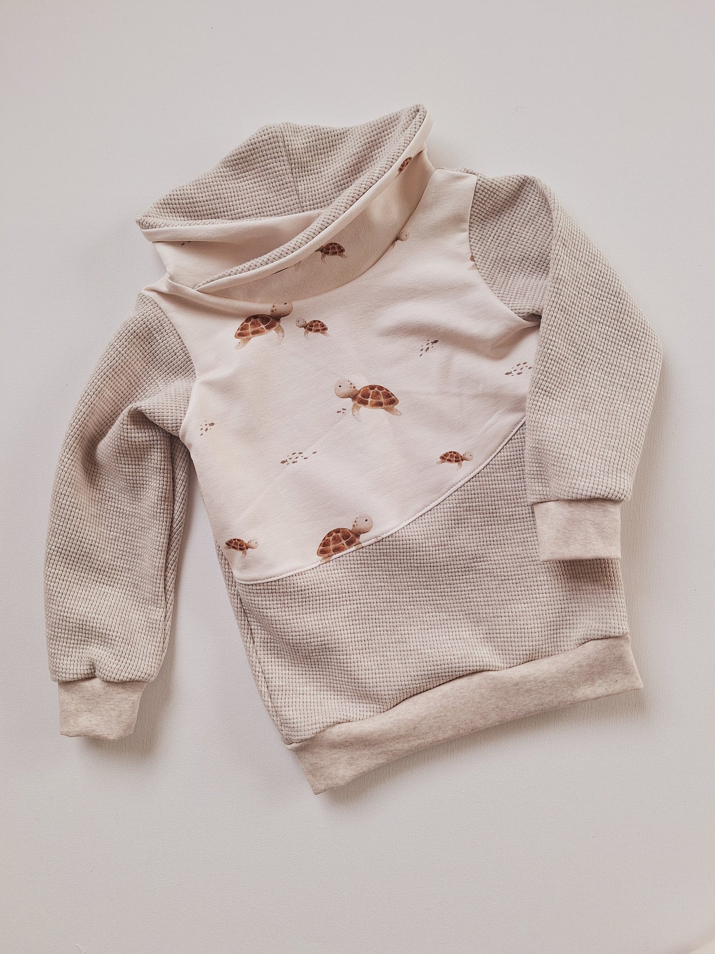 Sweater mit Wickelkragen "Schildkröte"
