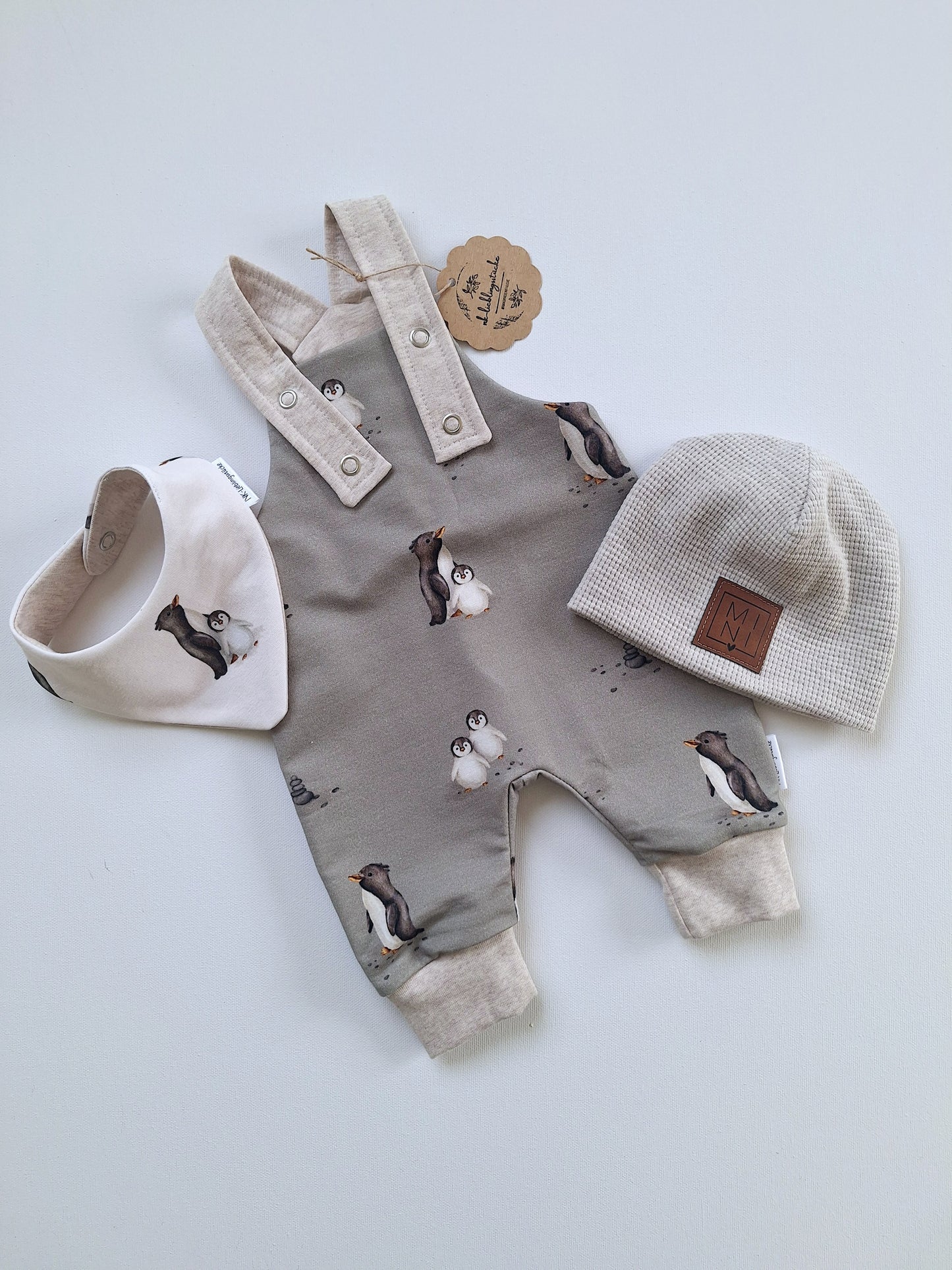 Newborn-Set Größe 56/62 kleiner Pinguin