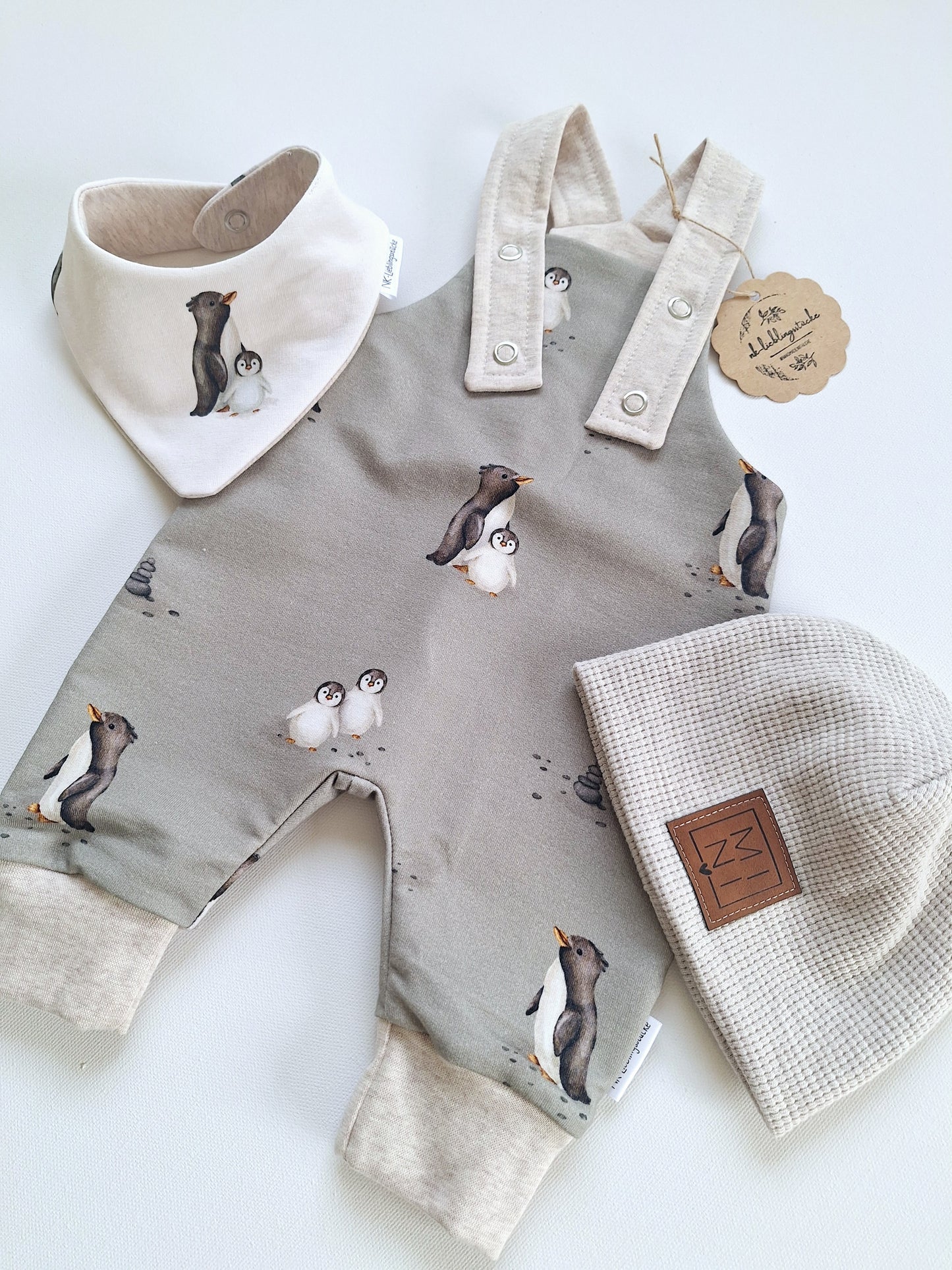 Newborn-Set Größe 56/62 kleiner Pinguin