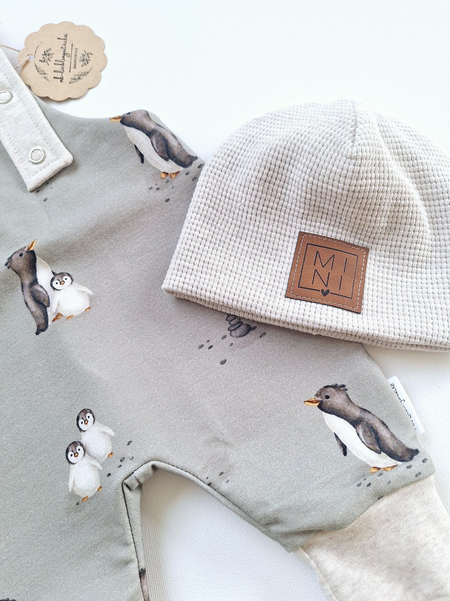 Newborn-Set Größe 56/62 kleiner Pinguin