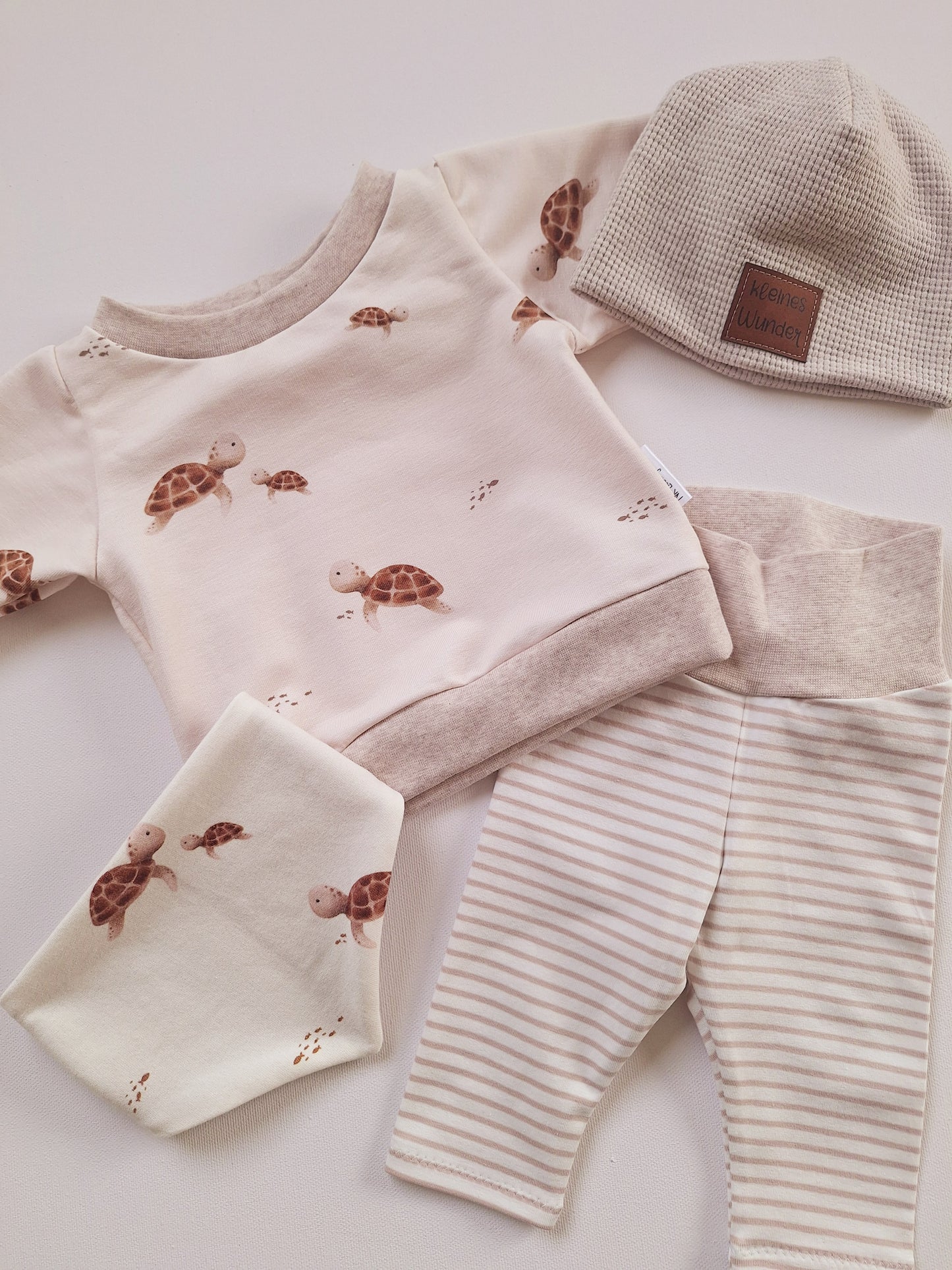 Newborn-Set Größe 56/62 "kleine Schildkröte"