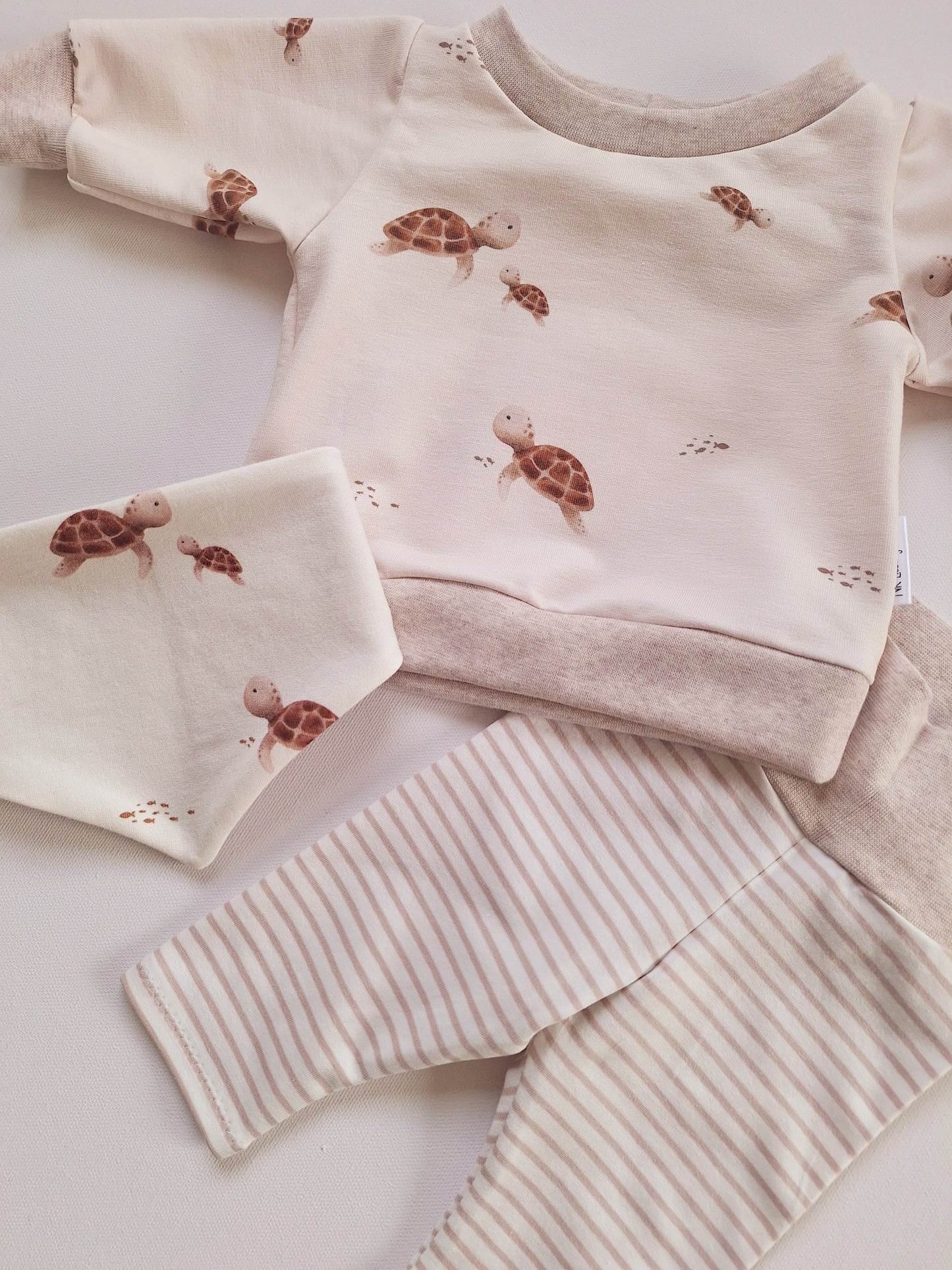 Newborn-Set Größe 56/62 "kleine Schildkröte"
