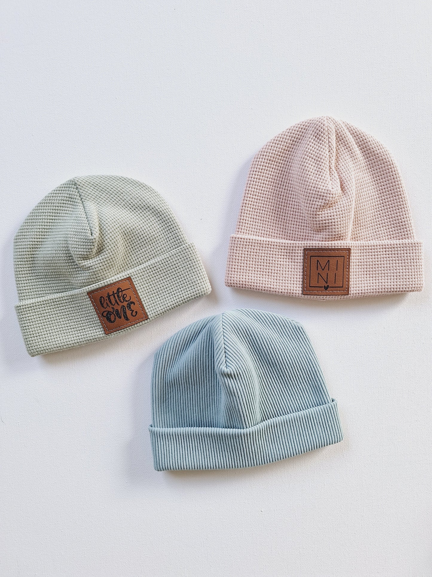 Beanie Waffeljersey "34-38 cm"