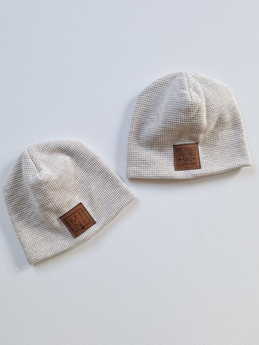 Beanie Waffeljersey "39 - 42 cm"