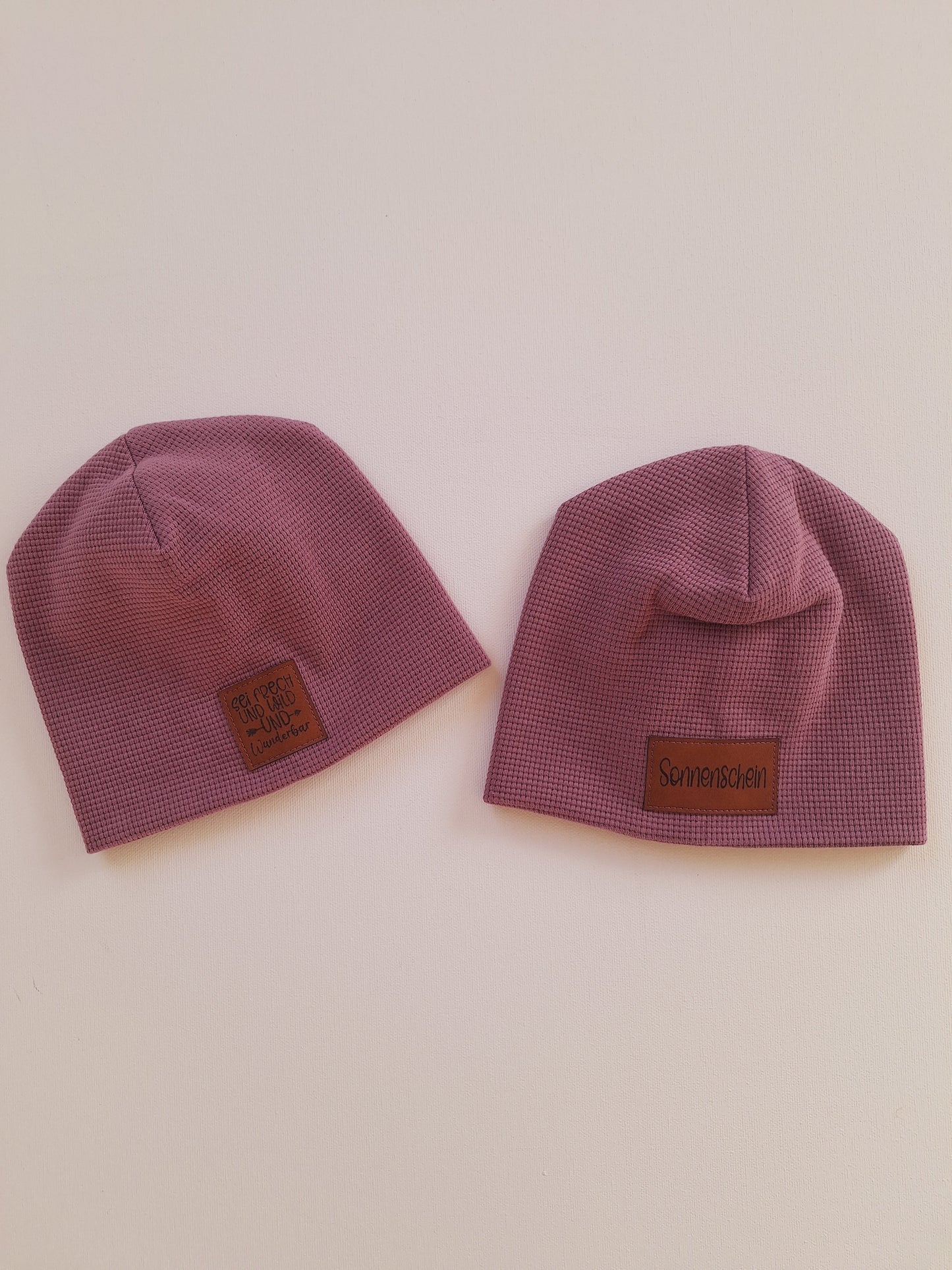 Beanie Waffeljersey "43 - 45 cm"