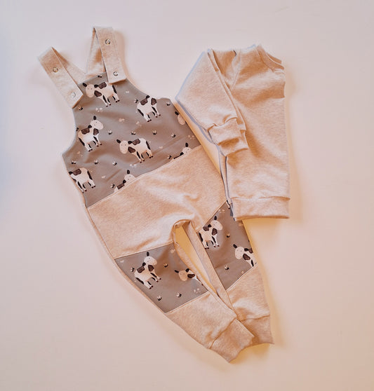 Set Größe 98/104 kleine Kuh