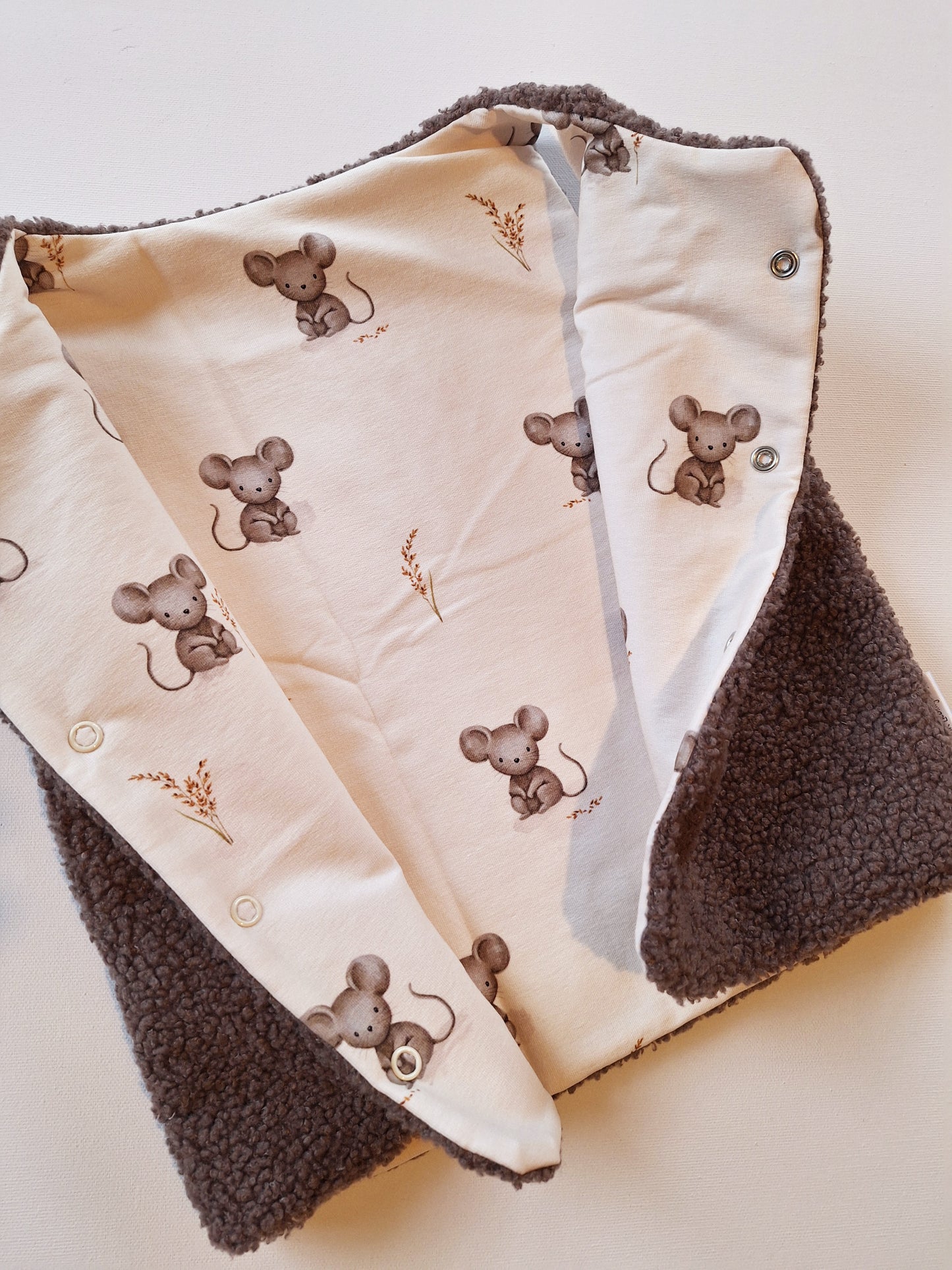 Weste Teddy Boucle - verschiedene Innenstoffe
