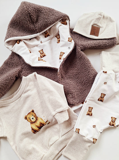 Jäckchen Teddy Boucle - Größe 80