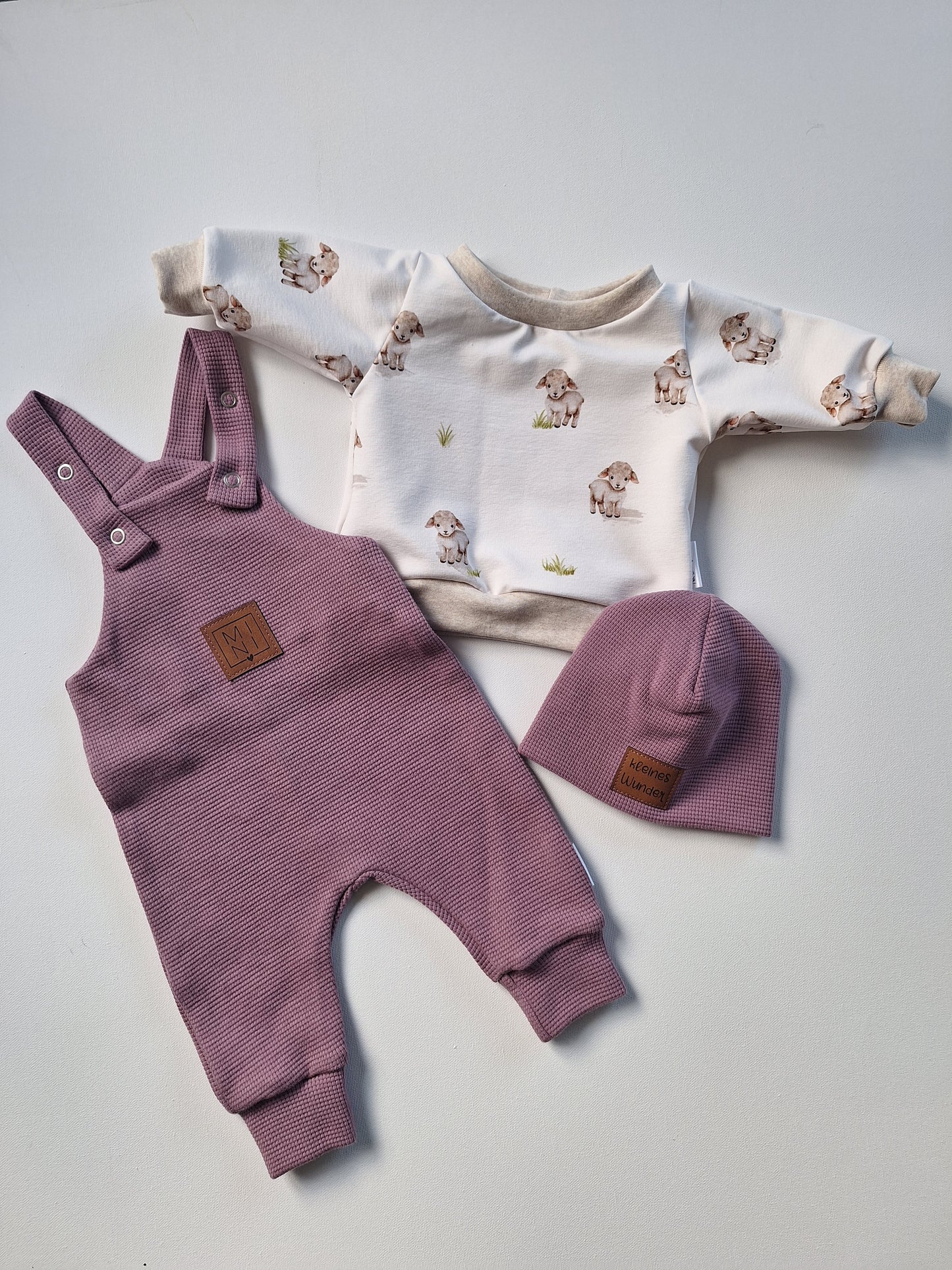 Newborn-Set Größe 56/62 "kleines Schaf"