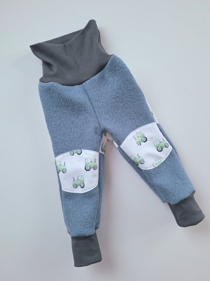 Walkhose mit Softshell-Patches Merinowolle