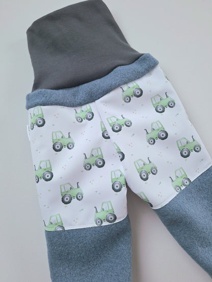 Walkhose mit Softshell-Patches Merinowolle