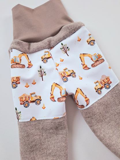 Walkhose mit Softshell-Patches Merinowolle