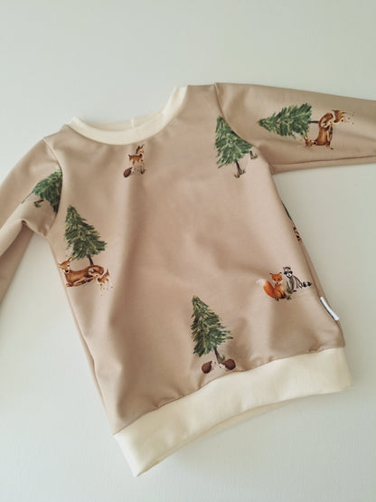 Sweater "Waldtiere" 104