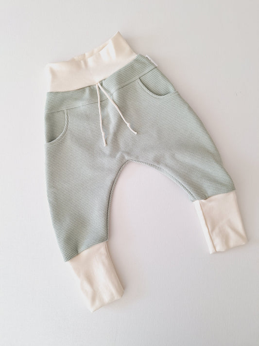 Knickerbocker Waffeljersey - altmint 80