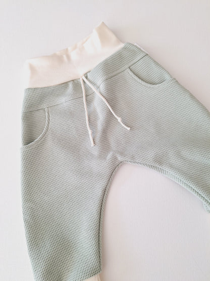 Knickerbocker Waffeljersey - altmint 80