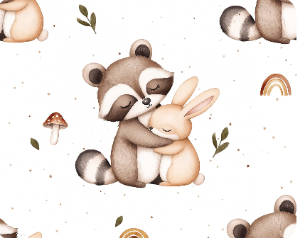 Forest friends Raccoon and bunny.PNG