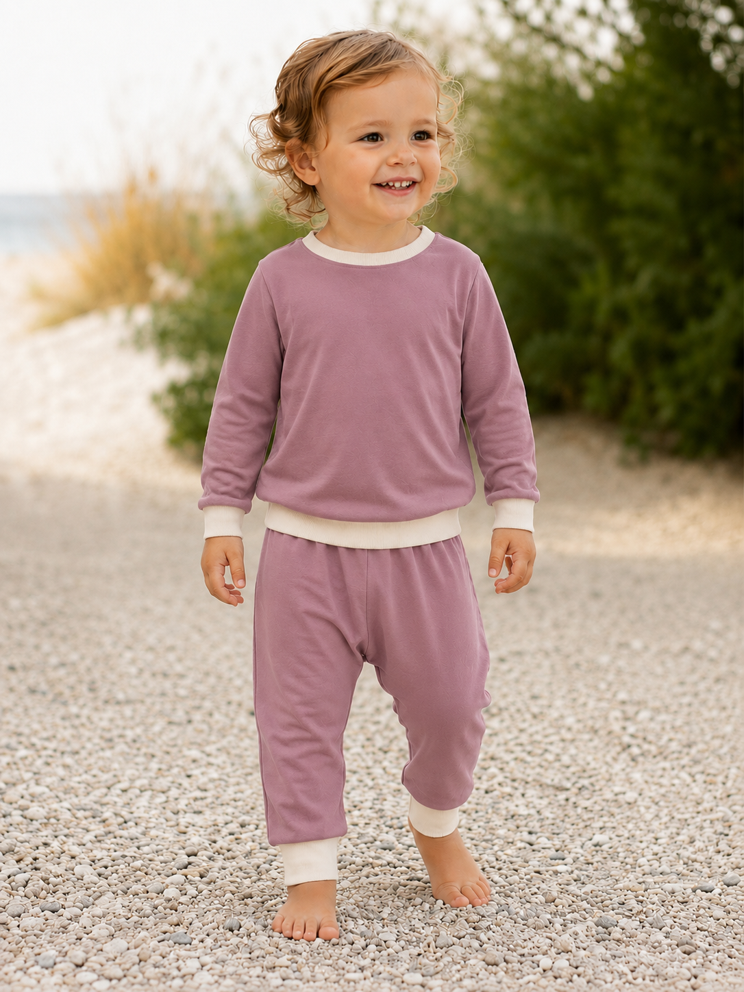 Bambusjersey "Altmauve"