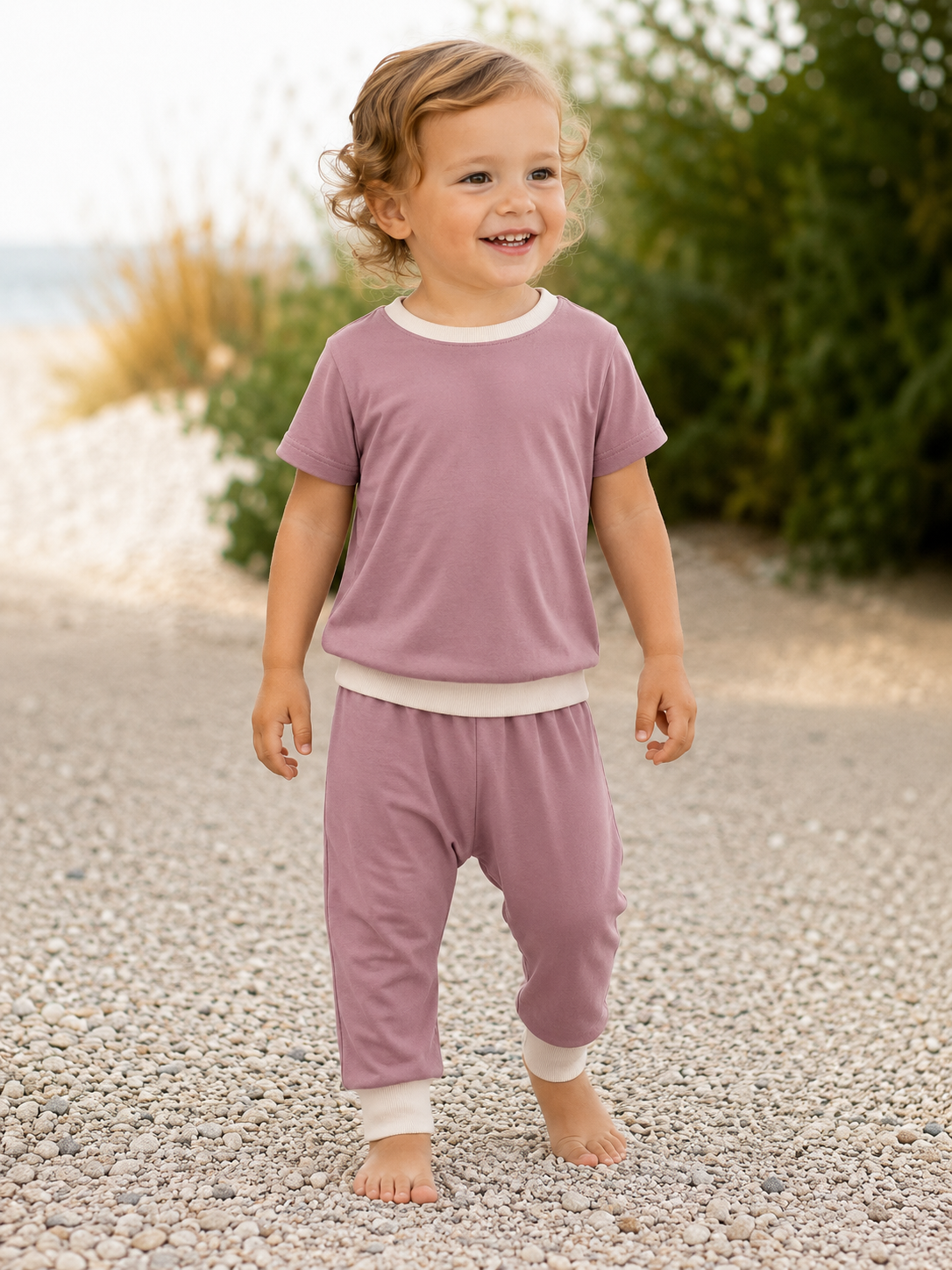 Bambusjersey "Altmauve"